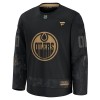 Maillot de Hockey Edmonton Oilers Personnaliser Fanatics Military Appreciation Practice 2024-25 Noir - Homme